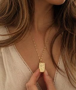 Book Lover Locket Necklace Celestial Book Pendant Gold Secret Quote Jewelry Reader Gift for Her Literary Necklace Aesthetic
