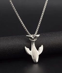 Whale Pendant Necklace  A Symbol of Freedom Love  New Beginnings